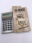 Vintage Texas Instruments Ti-1001 Pocket Calculator Gray 8 Digits Need Battery. Fixed Price $14.99.