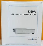 Hp 01350-90903 Model 1350a Graphics Translator Operating & Service Manual.. Fixed Price $49.99.