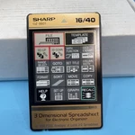 Sharp Wizard Oz-8b01 - 3 Dimensional Spreadsheet For Oz-7200, Oz-8000, Oz-8200. Fixed Price $26.63.