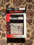 Sharp El-1801v Printing Calculator 12-digit Microban Large Display Open Box New. Fixed Price $48.00.