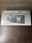 Vintage 1988 Travelers Model Mfr-88 Lcd Clock Radio Am/fm Alarm - Brand New. Fixed Price $26.64.