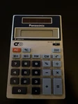 Panasonic 8 Digits Je-407u Calculator - Rare. Fixed Price $27.00.
