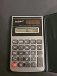 Vintage Kmc 8000b Solar Power Vertical Thin Calculator Tested Working. Fixed Price $12.74.