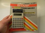 New Sharp El-240b Elsi Mate Solar Powered Hand Held Calculator. Fixed Price $16.99.