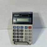 Vtg Sharp Elsi Mate El-334l Calculator Tested And Works Well - 6"x4" Wkickstand. Fixed Price $13.00.