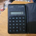 Vintage Canon Lc-35 Card Electronic Calculator And Original Case Made In Taiwan. Fixed Price $9.99.