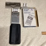 Sharp El-8180 Calculator Case Paper Instructions Original Box No Cord Pristine. Fixed Price $24.98.