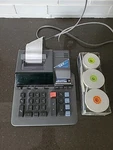 Vintage Sharp El-1196 Vii 10 Digit Electronic Printing Calculator Extr Paper Rol. Fixed Price $17.99.
