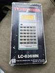 Toshiba Lc-836mn Memo Note 30 Scientific Calculator Japan Rare Vintage Brand New. Fixed Price $39.60.
