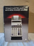 Texas Instruments Ba-45 Micro Business Manager Calculator Case Vintage Works Box. Fixed Price $28.99.