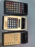 Lot Of 3 Vintages Calculators ( Untested But Presume Not Working / Sell For Part. Fixed Price $195.00.
