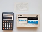 Vintage 1980 Sanyo Electronic Calculator Cx 1032. Fixed Price $59.99.