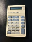 Vintage 1984 Texas Instruments Ti-1100 Ii Electronic Calculator. Fixed Price $10.00.