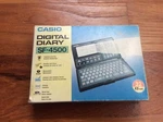 Casio Digital Diary Sf4500 Vintage Calculator Pc 80s Nos New. Fixed Price $209.86.