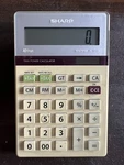 Vintage Sharp Elsi Mate El-334t Calculator Twin Power Solar Cell Tested Working. Fixed Price $26.00.