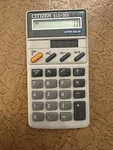 Vintage Calculator Citizen Model Els-302 Solar Power Japan Cbm Corporation. Fixed Price $10.00.