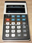 Casio Memory-8a Calculator With Case, Model Cd-813, Ca 1975, Working. Fixed Price $4.95.
