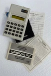 Casio Hl-807 Vintage Electronic Calculator With Original Box, Manual And Receipt. Fixed Price $12.00.