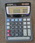 Aurora Dt85v Desktop Calculator Solar Powered Heavy Duty Pre-owned Light Scratch. Fixed Price $19.99.