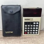 Brother 827r Calculator Rare Handheld Portable Pocket + Case- Tested Working!. Fixed Price $24.99.