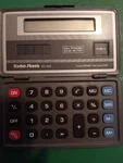 Vintage Radio Shack Calculator Ec-453 Dual Powered Solar Battery W/cover - Works. Fixed Price $10.00.
