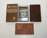 Lloyds Vintage Handheld Calculator E604 With Case And Original Box. Fixed Price $24.99.