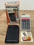 Radio Shack Electronic Calculator Model Ec-242 Vintage Tested Working. Fixed Price $25.00.