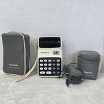 Vintage 1973 Panasonic 860 Calculator With Adapter And Cases Model Je-860u. Fixed Price $239.83.