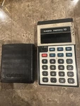 Vintage Casio Memory-10 Electronic Calculator Japan W/black Slip Case Parts Only. Fixed Price $25.49.