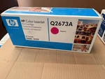 Hp Q2673a Magenta Toner Cartridge For Laserjet 3500. Fixed Price $10.00.