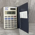 Sharp Elsi Mate El-376lb 8- Digit Electronic Calculator El-376l Twin Power. Fixed Price $17.09.