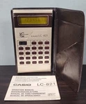Vintage Casio Lc-821 Electronic Pocket Calculator W/ Manual - Tested & Working. Fixed Price $24.95.