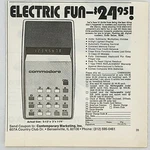 Vintage 1970's Commodore 884d Calculator Magazine Advertising Print 5" X. Fixed Price $6.97.