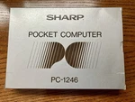 Sharp Pc-1246 Tandy Pc-8 Pocket Computer New Unused In Original Box 1984. Fixed Price $73.17.