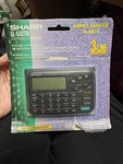 Sharp Memo Master El-6320b 3 Line Display Electronic Organizer New In Package. Fixed Price $14.99.