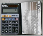 Sharp El-480g Business Pocket Calculator W/booklet Tested Working 0204-03m. Fixed Price $27.68.
