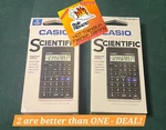 Bundle Deal Casio New In Box Scientific Calculators Fx- 260 Solar 1 *. Fixed Price $22.99.