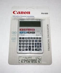 Canon Fn-600 Financial Calculator -new/never Used. Fixed Price $124.99.