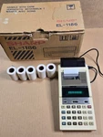 Sharp El-1186 Vintage Printing Calculator In Box W/ac Adaptor - Works. Fixed Price $25.00.