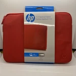 Hp 11.6 Laptop Sleeve Protective Case With Zipper Red New. Fixed Price $9.90.