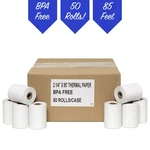 50 Casio Pcr-t280 Thermal Cash Register Paper Rolls 58mm. Fixed Price $26.99.