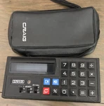 Vintage Craig Calculator 4505 With Case Made In Japan Tested Working. Fixed Price $19.99.