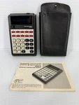 Sperry Remington Ssr 8 Scientific Calculator W/ Case & Manual - Powers On. Fixed Price $35.00.