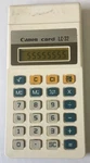 Canon Card Lc-32 Electronic Calculator - Tested And It Is Working. Fixed Price $2.00.