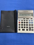 Sharp Calculator Vintage Compet Qs-2111 With Pouch (bin#1). Fixed Price $19.99.