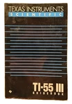 Texas Instruments Ti-55 Iii Guidebook. Fixed Price $10.00.