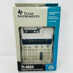 Texas Instruments Ti-5032 Sv Home/office Calculator Ac/dc 10 Digit Display Nib. Fixed Price $29.87.