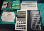 Casio Pf-3200 Vintage Data Bank Calculator Plus Very Rare Or-40 Memory Pack. Fixed Price $122.91.