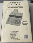 Unisonic Xl-1132 Electronic Printing Calculator With Memory And Display. Fixed Price $37.97.