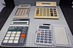 Lot Of 4 Vintage Calculators Ti-1031 Lifelong Ibico 072s Aurora Case Hc110. Fixed Price $10.79.